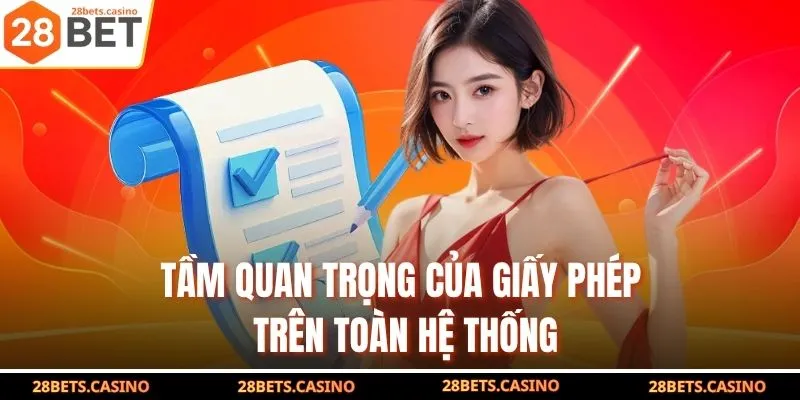 Tầm quan trọng của giấy phép trên toàn hệ thống
